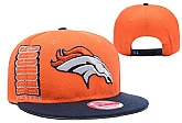 Broncos Team Logo Orange Fitted Hat LX,baseball caps,new era cap wholesale,wholesale hats